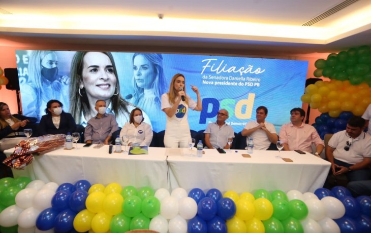 Senadora Daniella Ribeiro se filia ao PSD e assume comando do partido na Paraíba 
